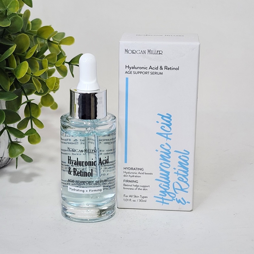 Morgan Miller Hyaluronic Acid & Retinol Age Support Serum / Hydrating Firming